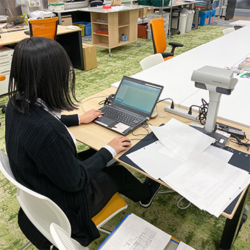 日本ハムキャリアコンサルティング大阪事業所のオフィスサポート業務写真